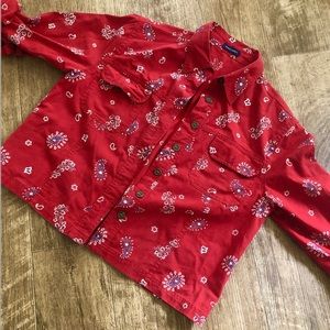 Bandana print shirt